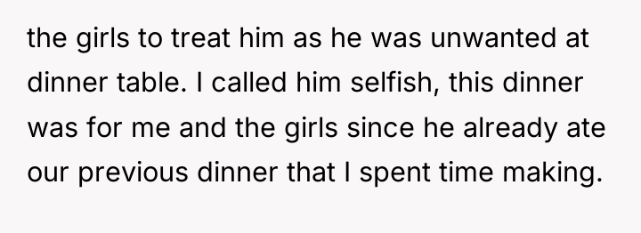 the girls to treat him as he was unwanted at...