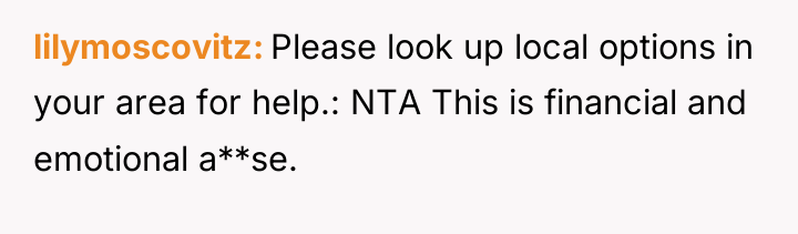 lilymoscovitz Please look up local options in your area for...