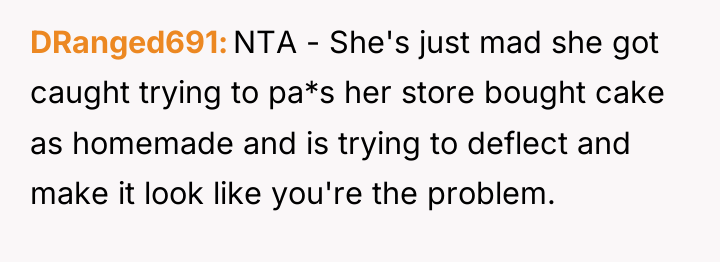 DRanged691 NTA - She's just mad she got caught trying...