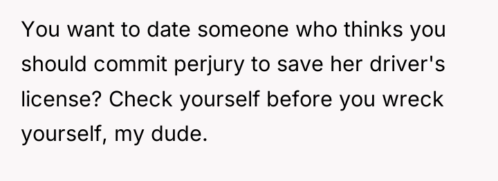 You want to date someone who thinks you should commit...