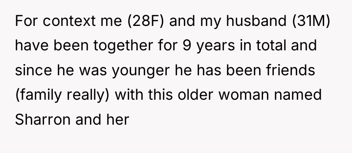 For context me (28F) and my husband (31M) have been...