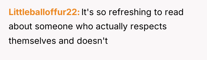 Littleballoffur22 It's so refreshing to read about someone who actually...