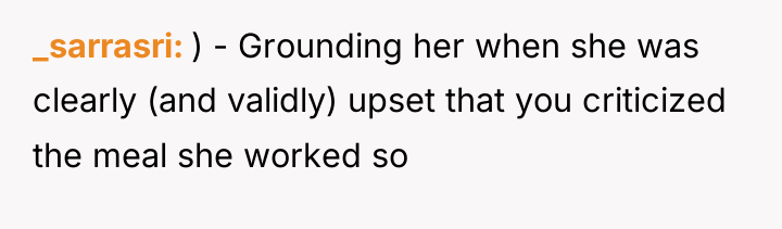 _sarrasri ) - Grounding her when she was clearly (and...