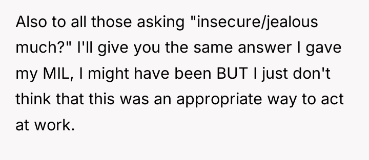 Also to all those asking "insecure/jealous much?" I'll give you...