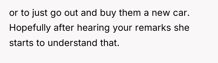 or to just go out and buy them a new...