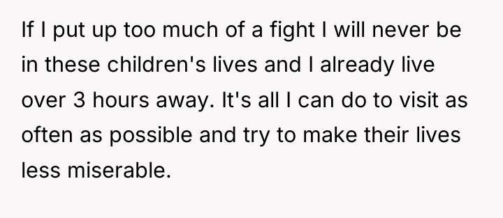 If I put up too much of a fight I...