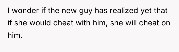 I wonder if the new guy has realized yet that...