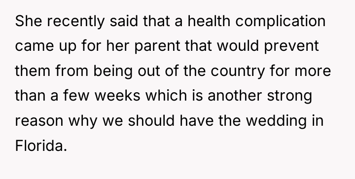 She recently said that a health complication came up for...