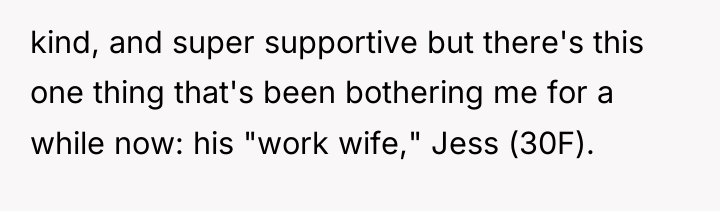 kind, and super supportive but there's this one thing that's...