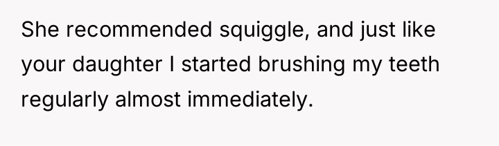 She recommended squiggle, and just like your daughter I started...