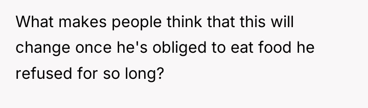 What makes people think that this will change once he's...