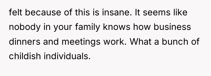 felt because of this is insane. It seems like nobody...