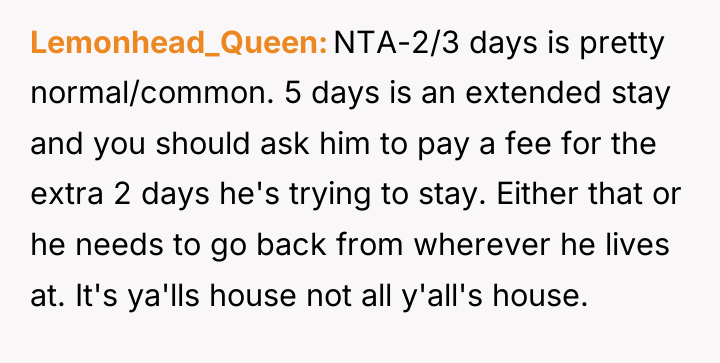 Lemonhead_Queen NTA-2/3 days is pretty normal/common. 5 days is an...