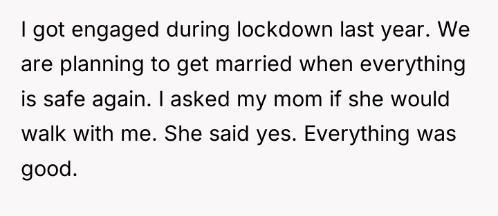 I got engaged during lockdown last year. We are planning...