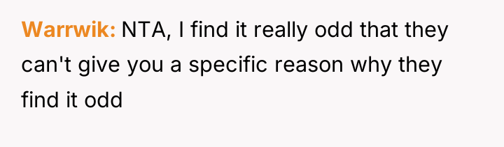 Warrwik NTA, I find it really odd that they can't...