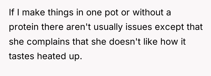 If I make things in one pot or without a...