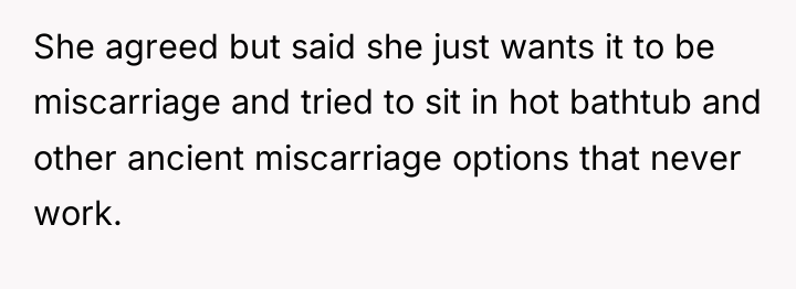 She agreed but said she just wants it to be...