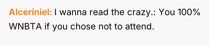 Alceriniel I wanna read the crazy.: You 100% WNBTA if...