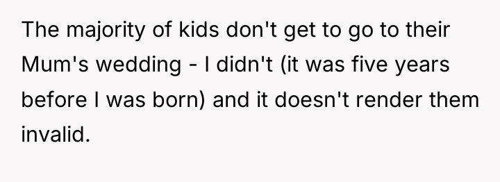 The majority of kids don't get to go to their...