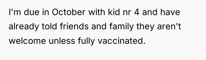 I'm due in October with kid nr 4 and have...