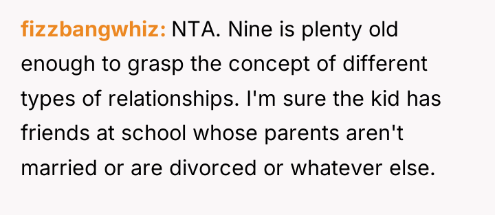 fizzbangwhiz NTA. Nine is plenty old enough to grasp the...