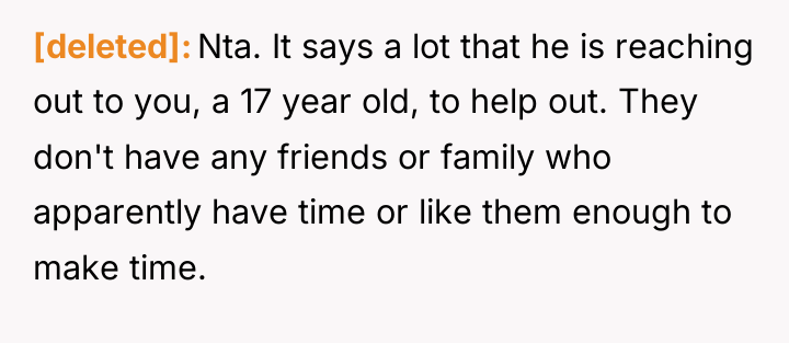 [deleted] Nta. It says a lot that he is reaching...
