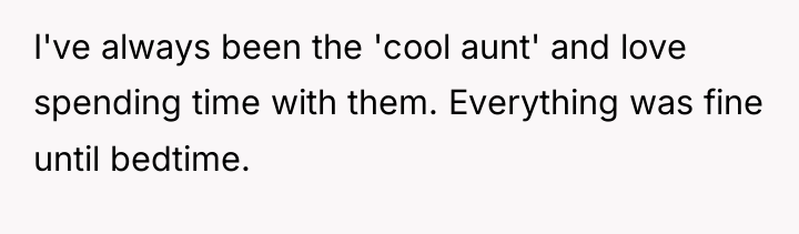 I've always been the 'cool aunt' and love spending time...