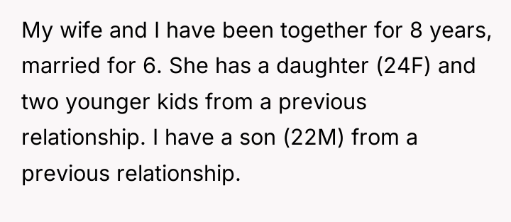 My wife and I have been together for 8 years,...
