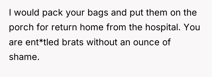 I would pack your bags and put them on the...