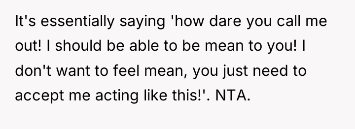 It's essentially saying 'how dare you call me out! I...