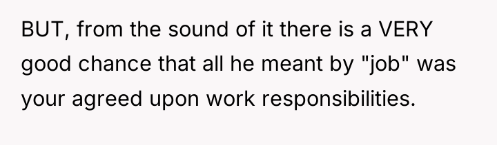 BUT, from the sound of it there is a VERY...