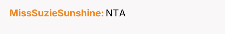 MissSuzieSunshine NTA