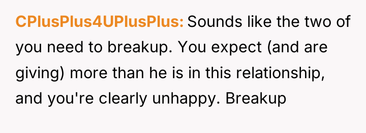 CPlusPlus4UPlusPlus Sounds like the two of you need to breakup....