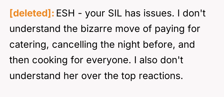 [deleted] ESH - your SIL has issues. I don't understand...