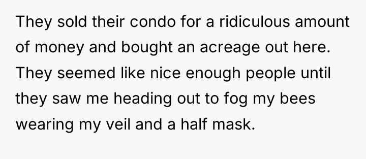 They sold their condo for a ridiculous amount of money...