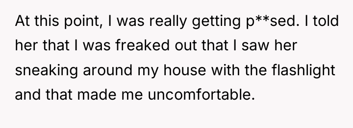 At this point, I was really getting p**sed. I told...