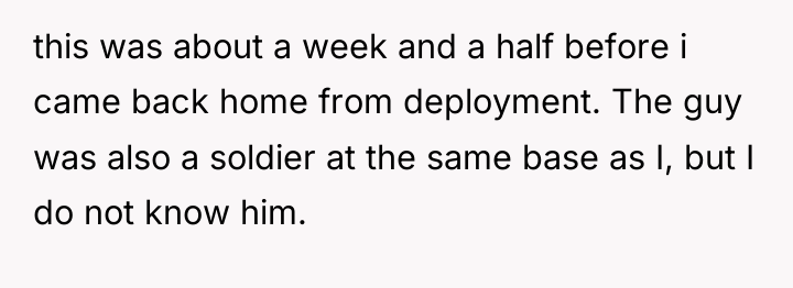 this was about a week and a half before i...