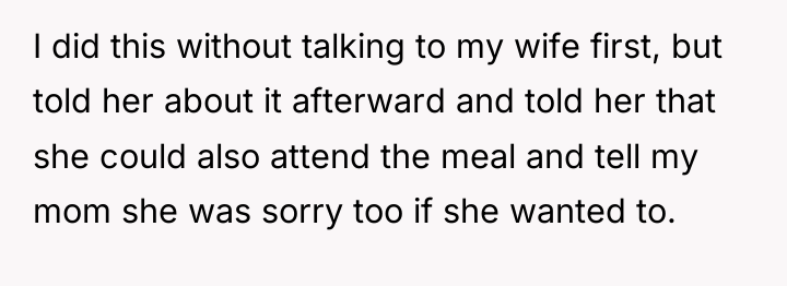 I did this without talking to my wife first, but...