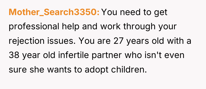 Mother_Search3350 You need to get professional help and work through...