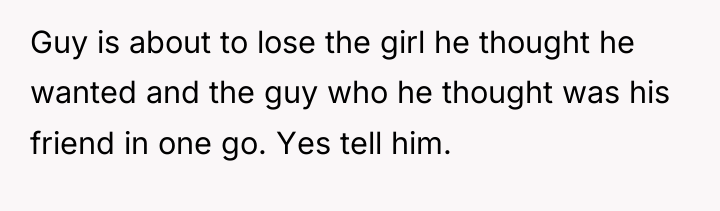 Guy is about to lose the girl he thought he...