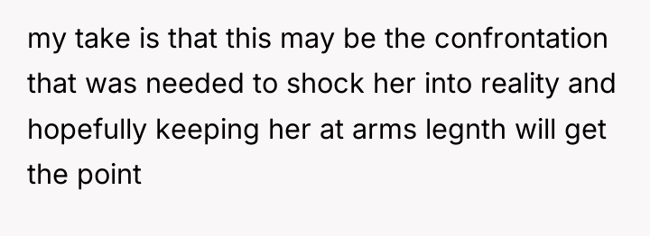 my take is that this may be the confrontation that...