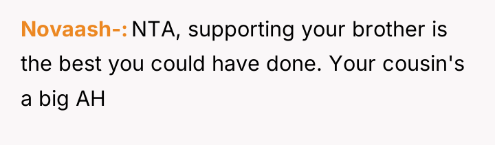 Novaash- NTA, supporting your brother is the best you could...