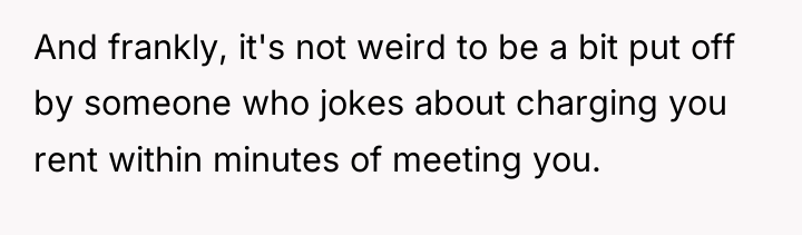 And frankly, it's not weird to be a bit put...