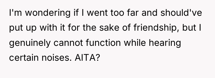 I'm wondering if I went too far and should've put...