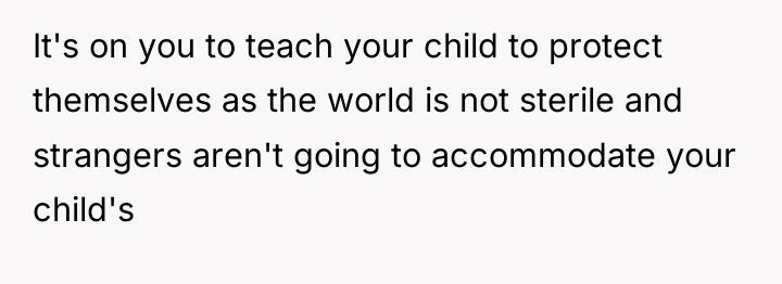 It's on you to teach your child to protect themselves...