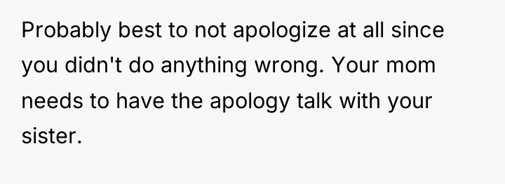 Probably best to not apologize at all since you didn't...