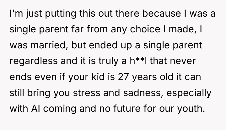 I'm just putting this out there because I was a...