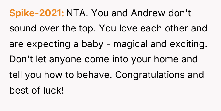Spike-2021 NTA. You and Andrew don't sound over the top....