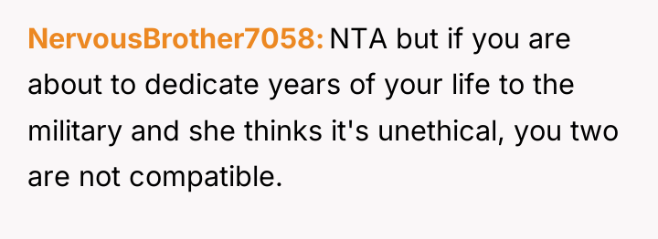 NervousBrother7058 NTA but if you are about to dedicate years...