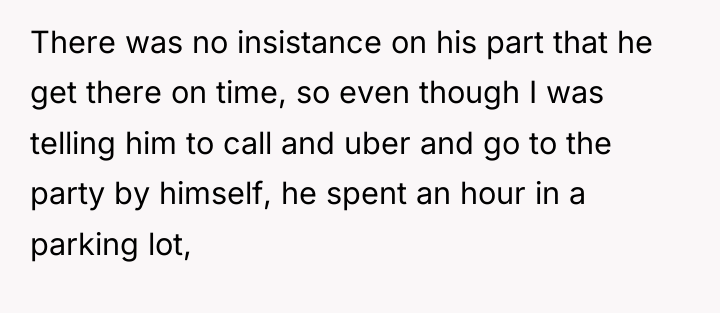 There was no insistance on his part that he get...